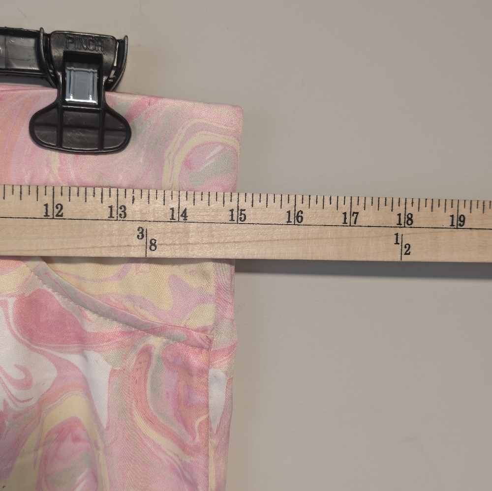 Zara Retro Womens Flare Pants With Flowers & Split Bottom Size Medium New No Tag - Picture 5 of 16